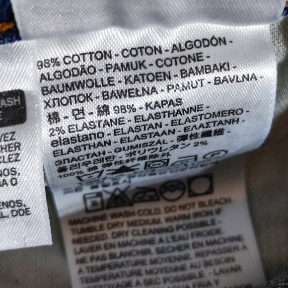 Levi's 514 jeans straight leg men's size W34/L30 medium washed denim blue colour - Picture 8 of 14